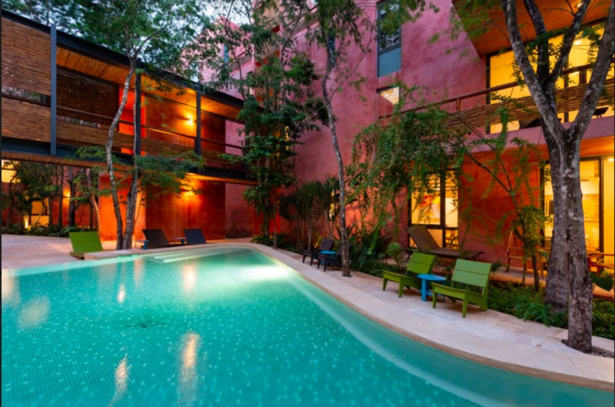 Departamento con alberca privada, lock off, pre-construcci&oacute;n, Regi&oacute;n 15, Tulum.