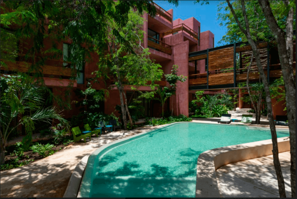 Departamento con alberca privada, lock off, pre-construcci&oacute;n, Regi&oacute;n 15, Tulum.