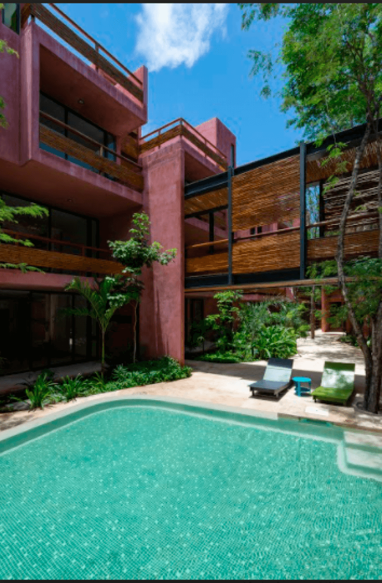 Departamento con alberca privada, lock off, pre-construcci&oacute;n, Regi&oacute;n 15, Tulum.