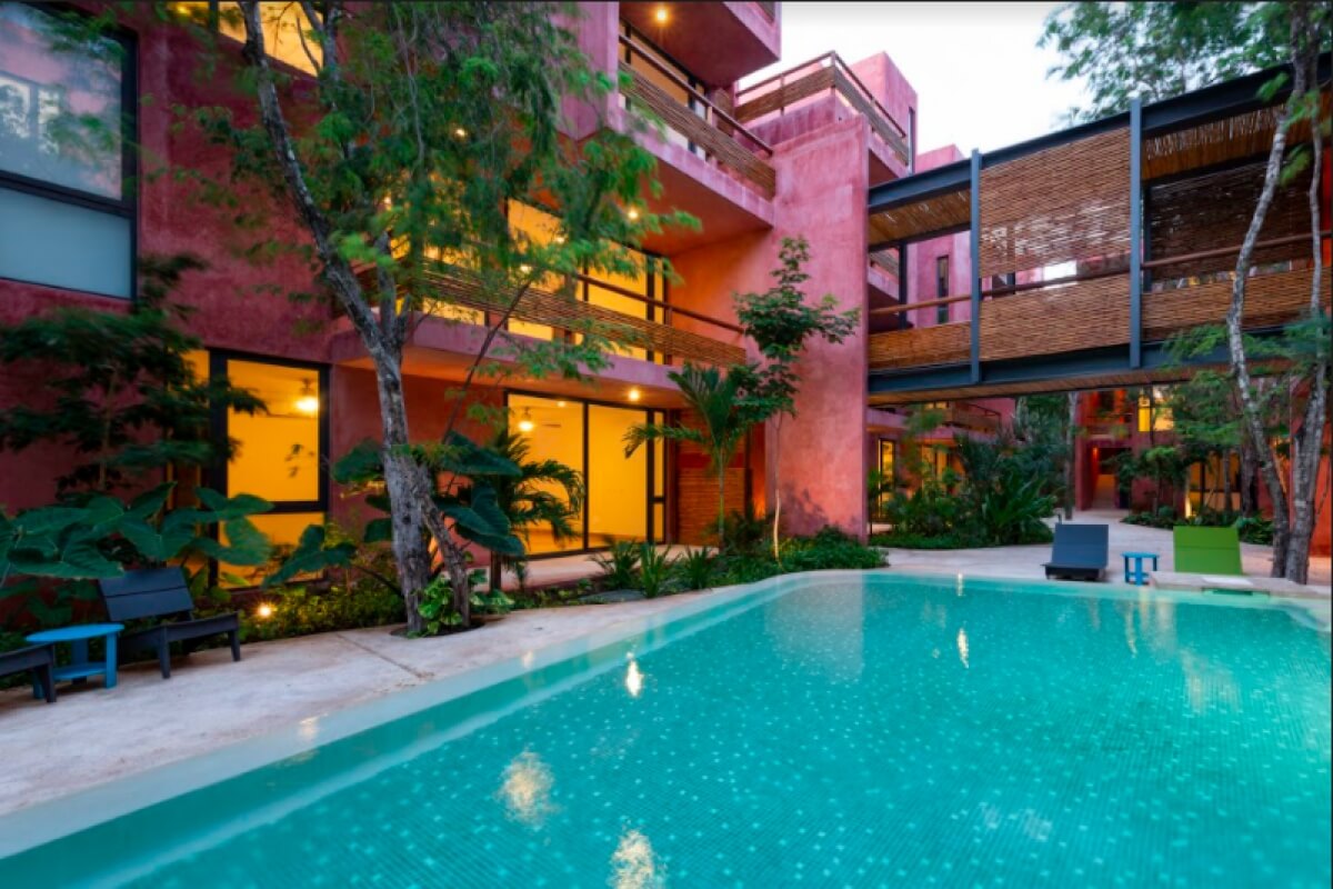 Departamento con alberca privada, lock off, pre-construcci&oacute;n, Regi&oacute;n 15, Tulum.