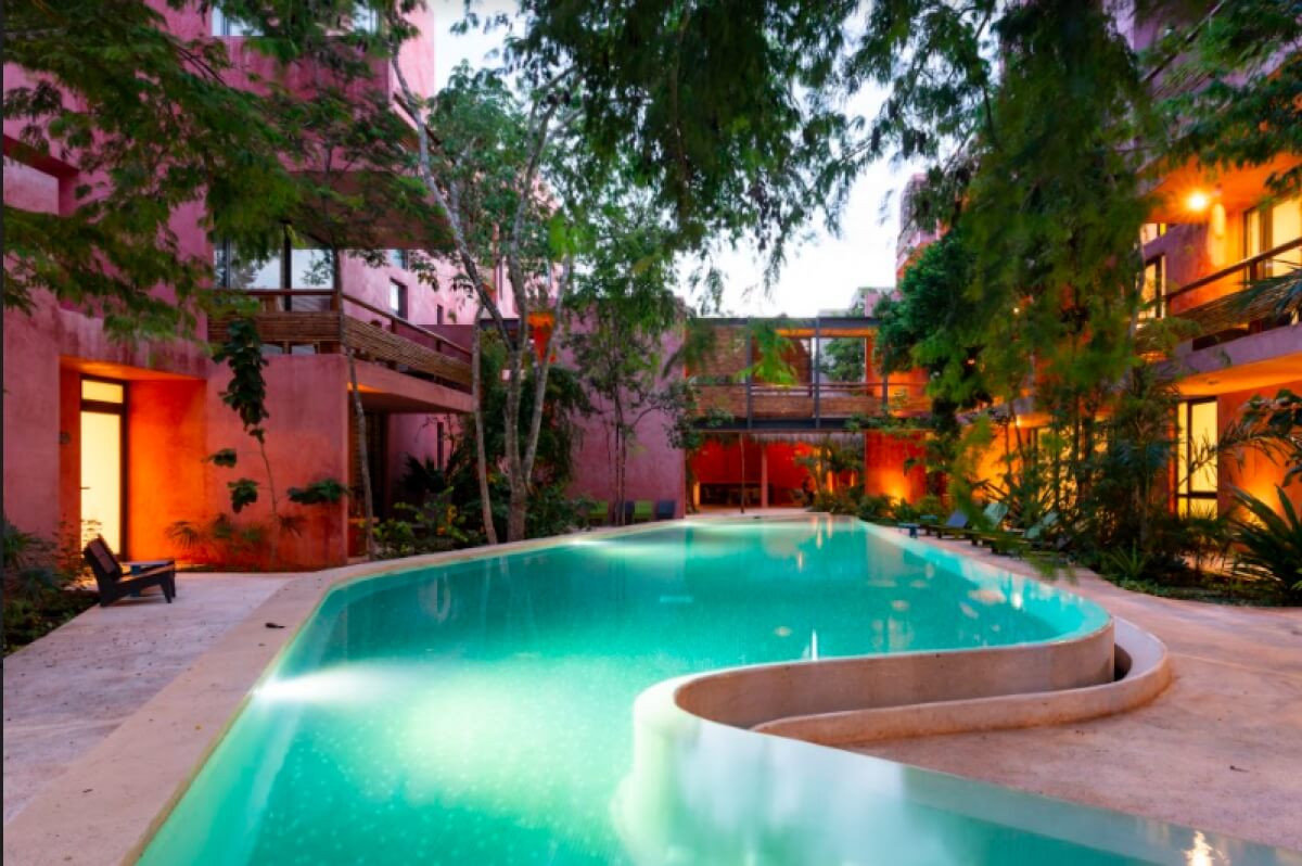 Departamento con alberca privada, lock off, pre-construcci&oacute;n, Regi&oacute;n 15, Tulum.