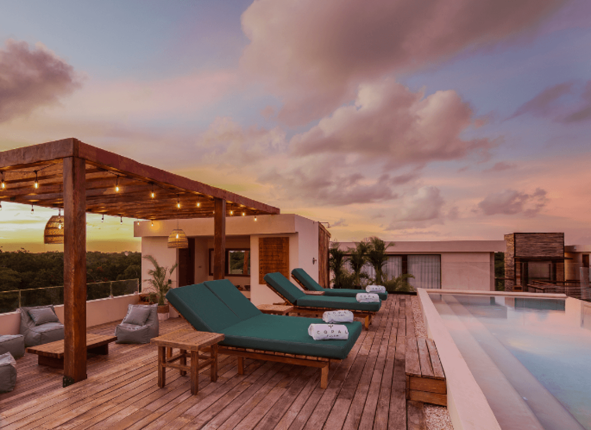 Apartment with Infinity Pool for Sale, Aldea Zam&aacute;, Tulum