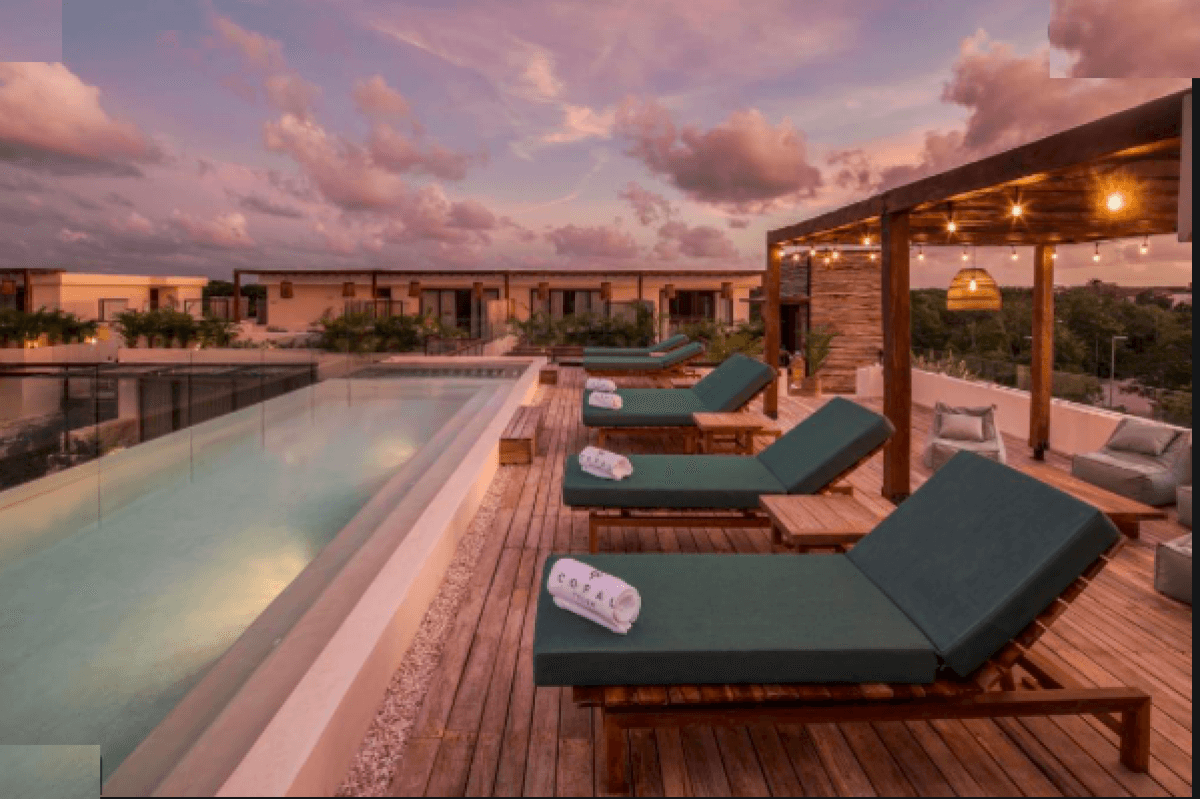 Condo with private pool surrounded by green areas in Tulum