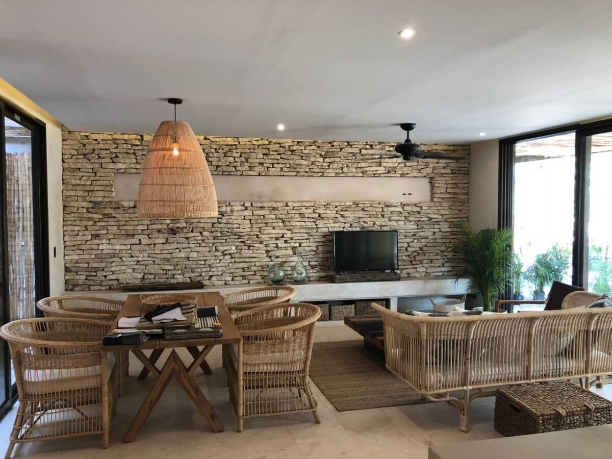 Condo with private pool surrounded by green areas in Tulum