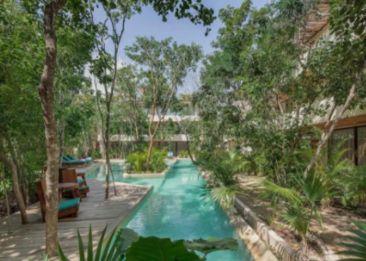 Penthouse with private pool, common oceanview rooftop, for sale, Region 8, Tulum.