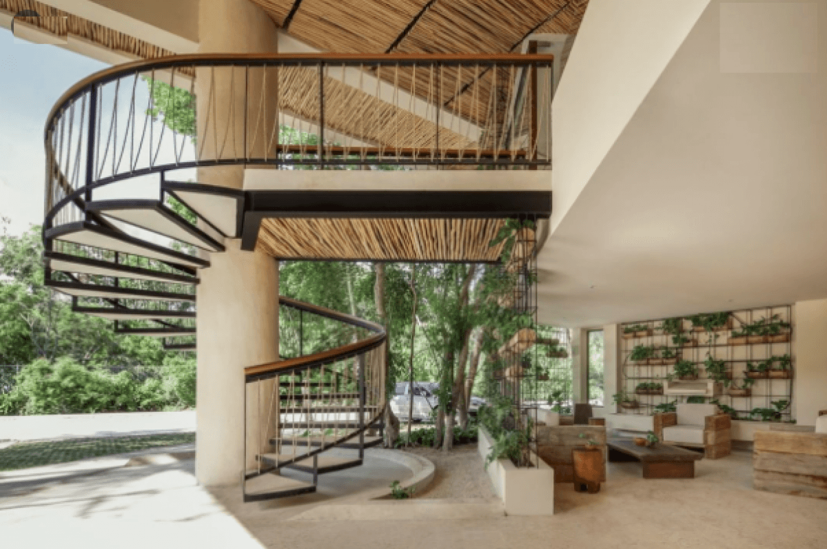 Penthouse with private pool, common oceanview rooftop, for sale, Region 8, Tulum.