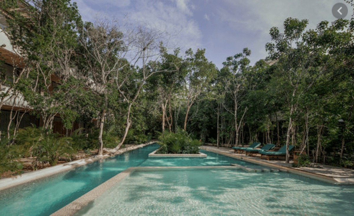 Penthouse with private pool, common oceanview rooftop, for sale, Region 8, Tulum.