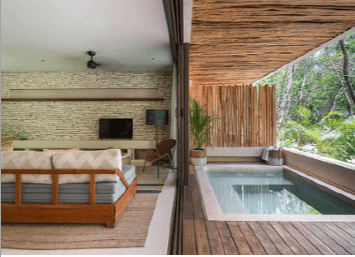 Penthouse with private pool, common oceanview rooftop, for sale, Region 8, Tulum.