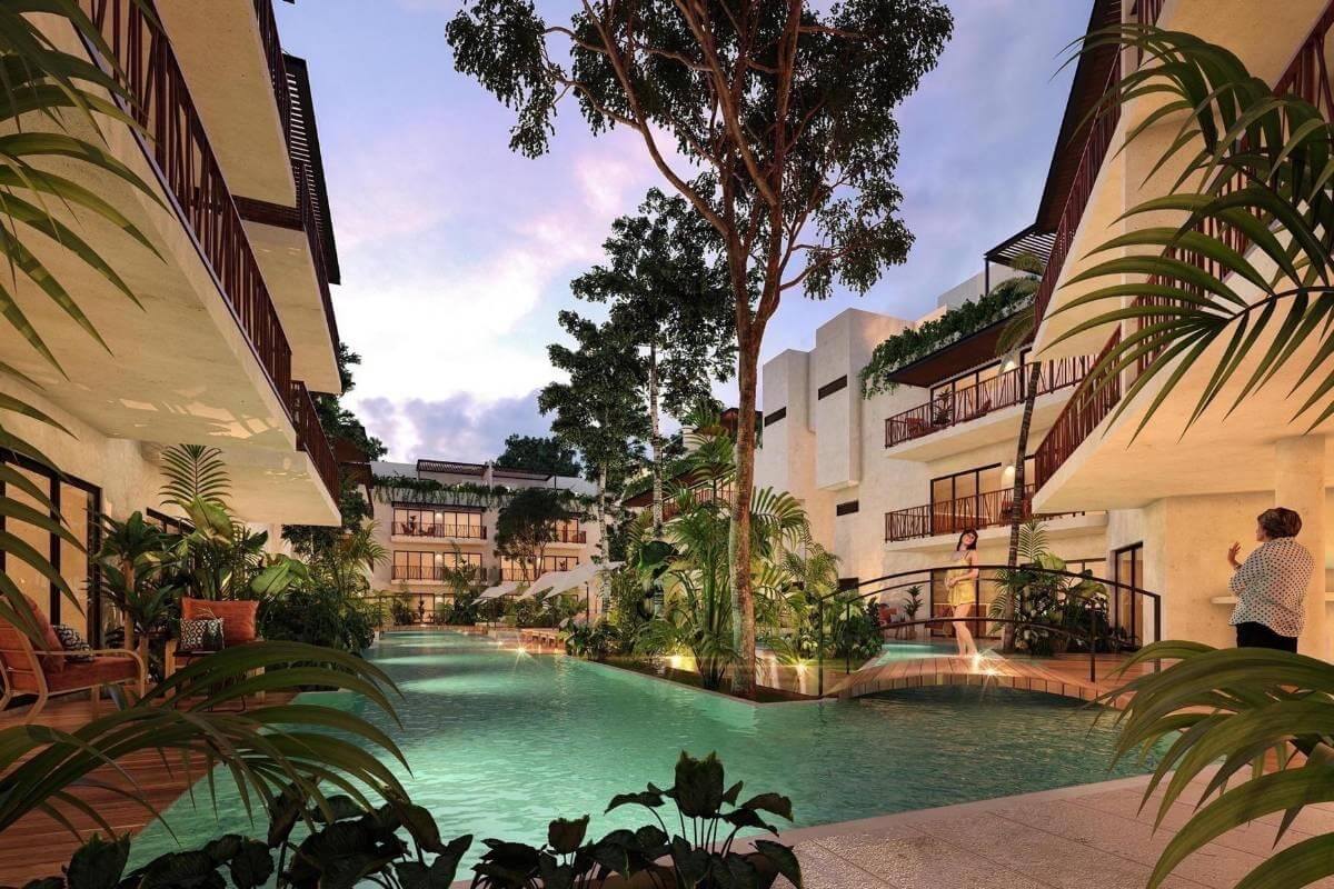 Condo for Sale with Private Pool, Lock-Off System, Downtown Tulum