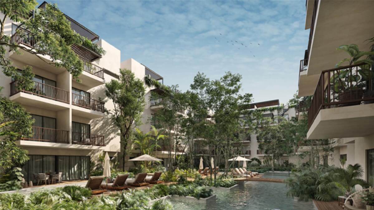 Condo for Sale with Private Pool, Lock-Off System, Downtown Tulum