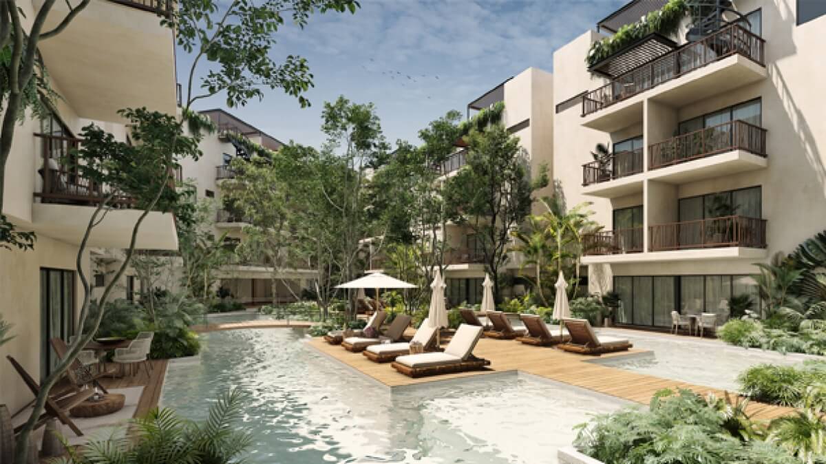 Condo for Sale with Private Pool, Lock-Off System, Downtown Tulum