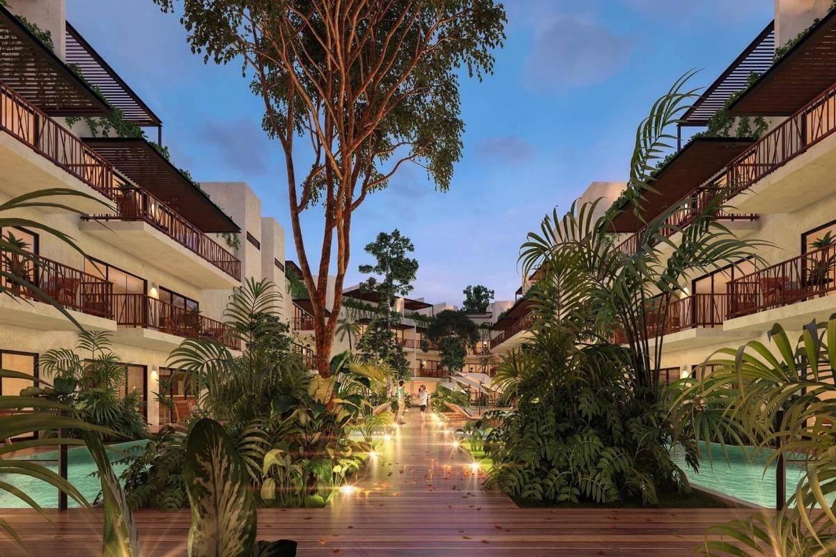 Furnished penthouse with private rooftop for sale, Aldea Zama, Tulum