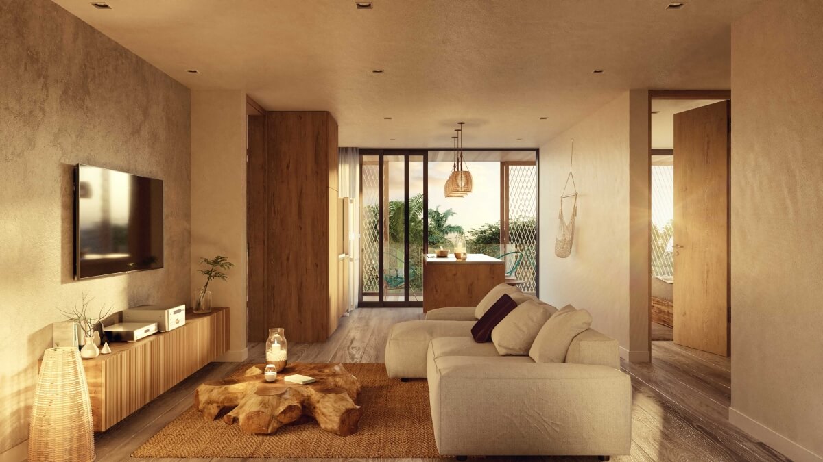 Penthouse with exclusive pool for adults on the rooftop, family pool on the ground floor, gym, co-working, spa, in pre-construction for sale