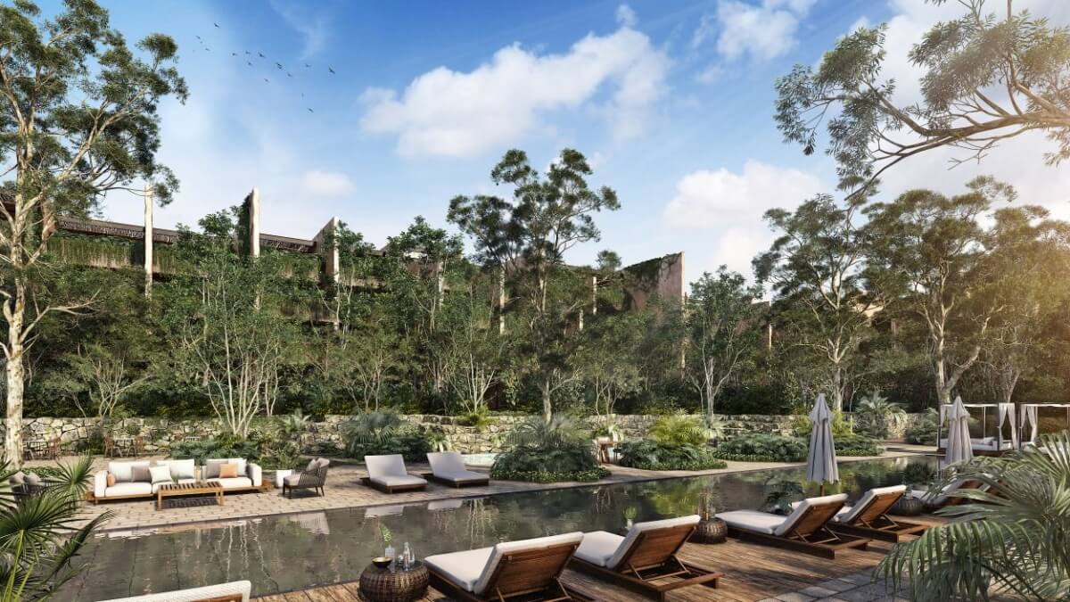 Downtown Condos with pool in Tulum