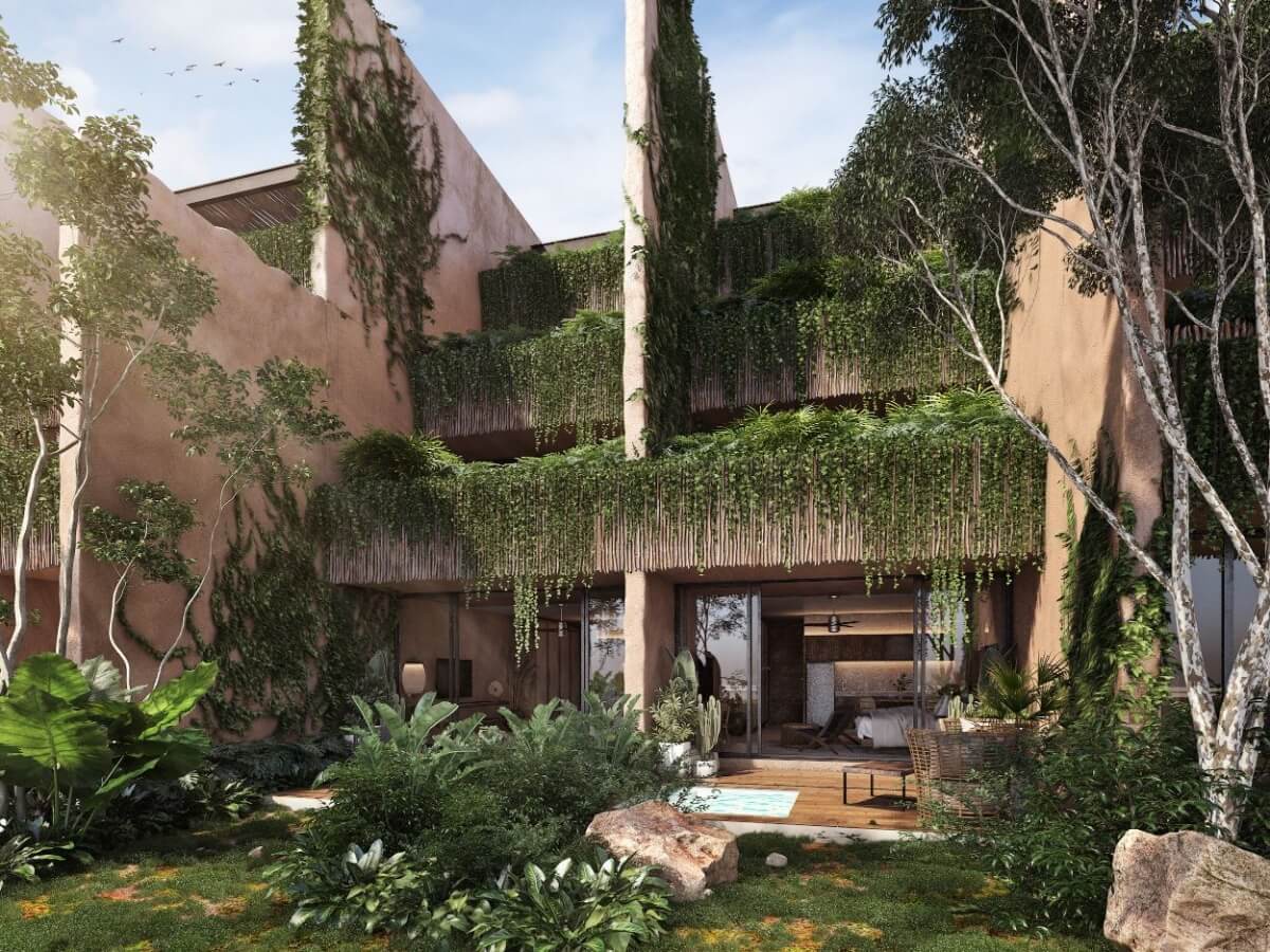 Large condo with amenities in Aldea Zama