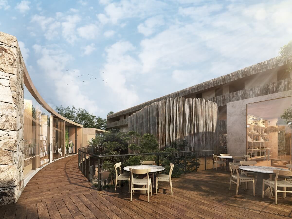 Departamento en planta baja con alberca privada, acabados de lujo en Aldea Zama Tulum, venta.