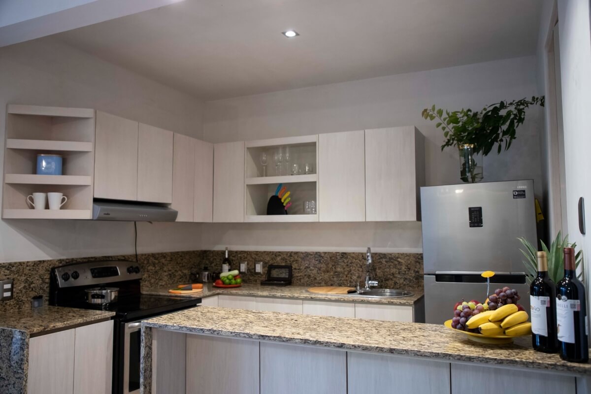 Condo with garden, private pool, gym, infinity pool, Aldea Zama, sale. Tulum.