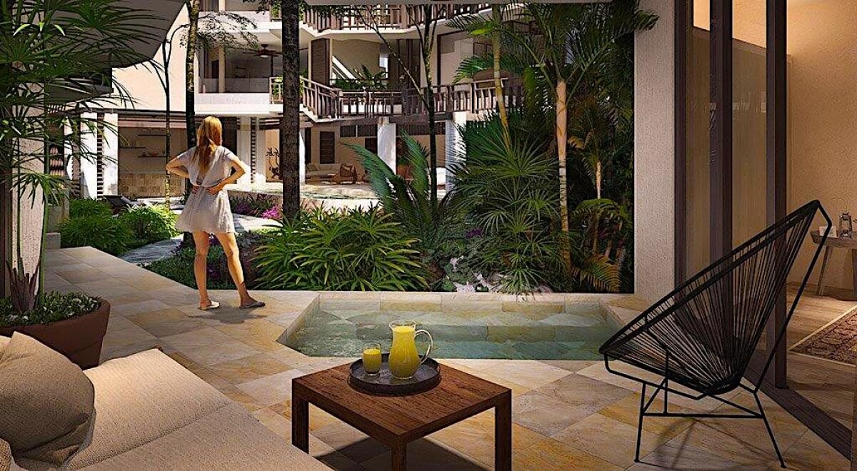 Condo for Sale with Private Pool, Lock-Off System, Downtown Tulum