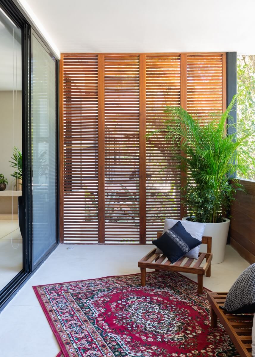 Condo with private pool surrounded by green areas in Tulum