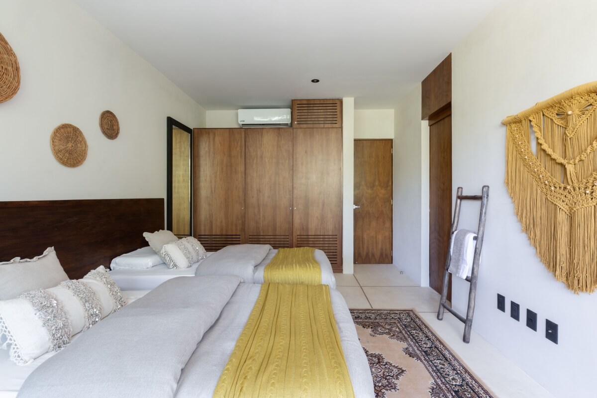 Condo with private pool surrounded by green areas in Tulum