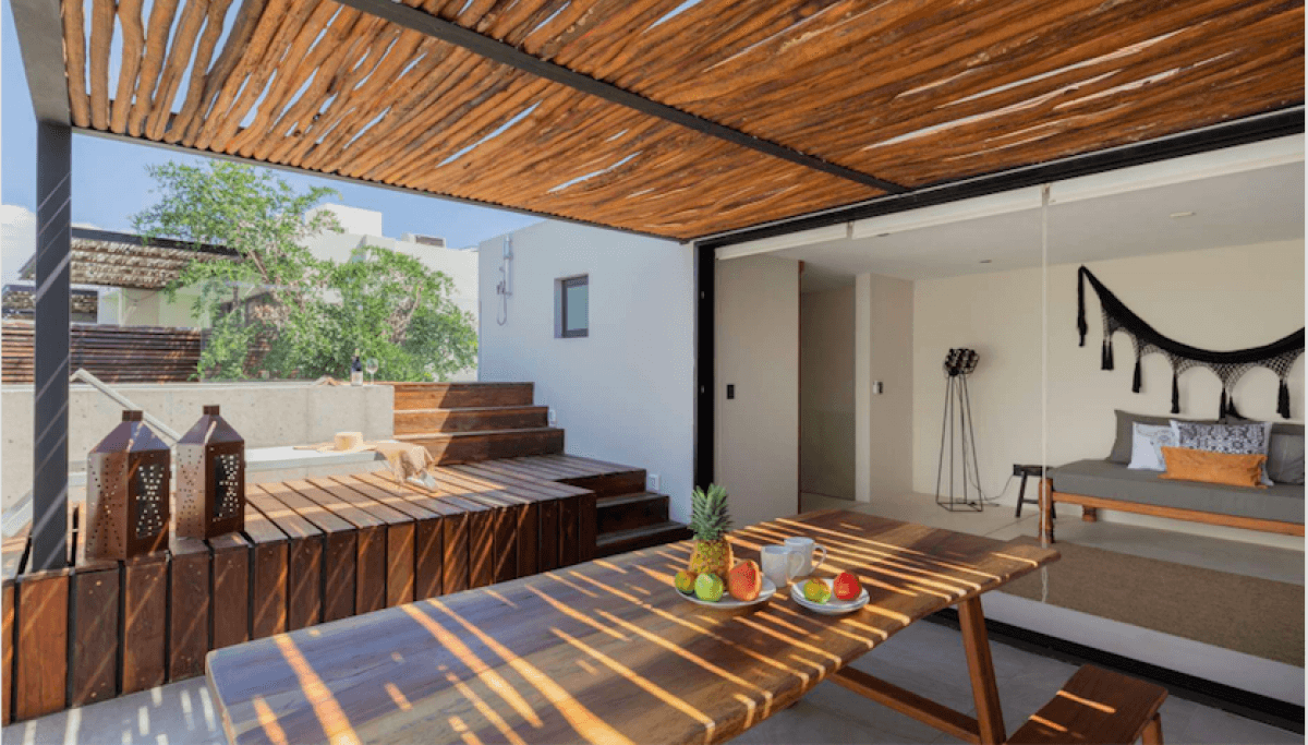 Penthouse with private pool, avant garde design unique development inspired by art for sale in Tulum.