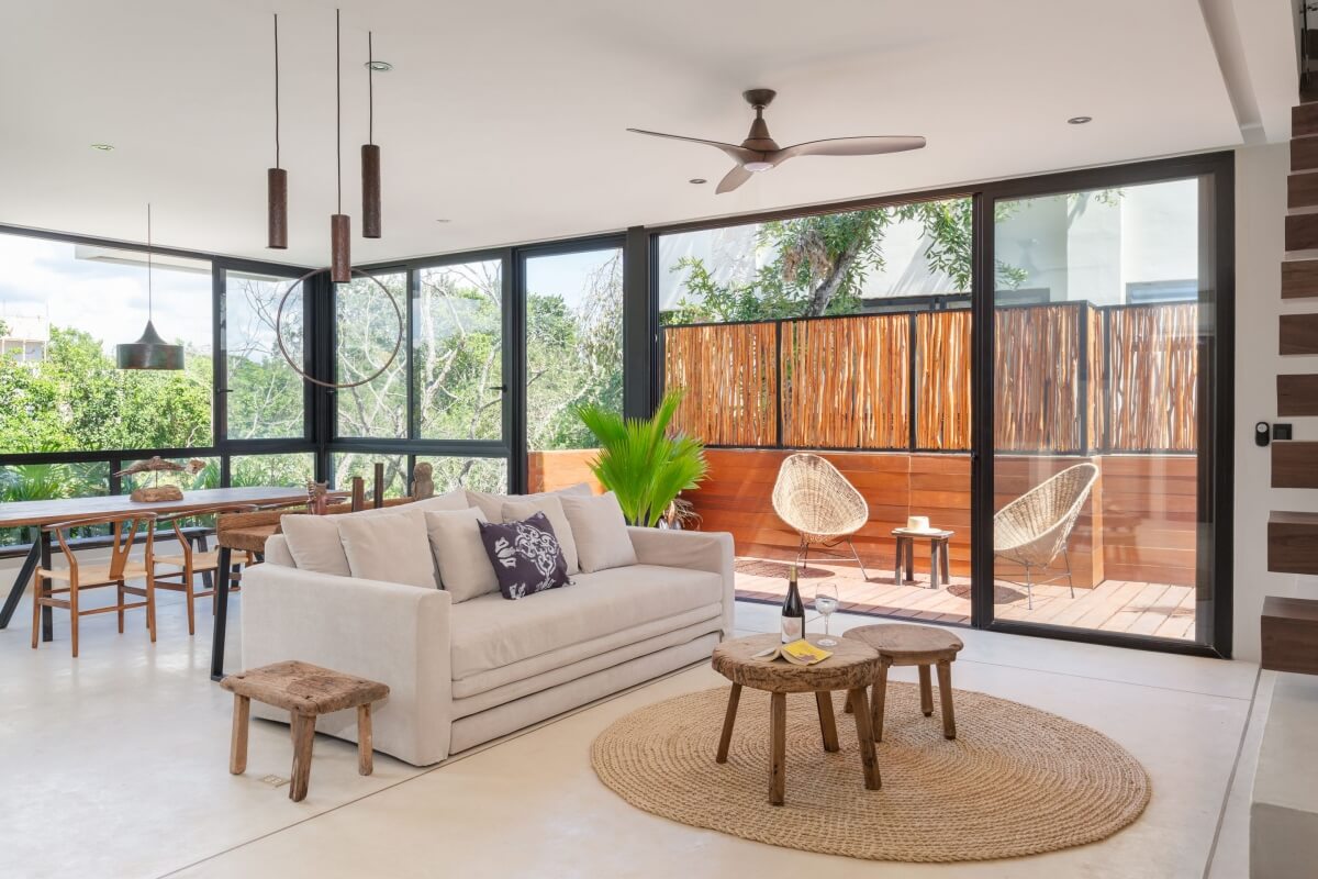 Penthouse with private pool, avant garde design unique development inspired by art for sale in Tulum.