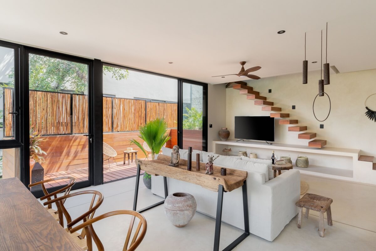 Penthouse with private pool, avant garde design unique development inspired by art for sale in Tulum.