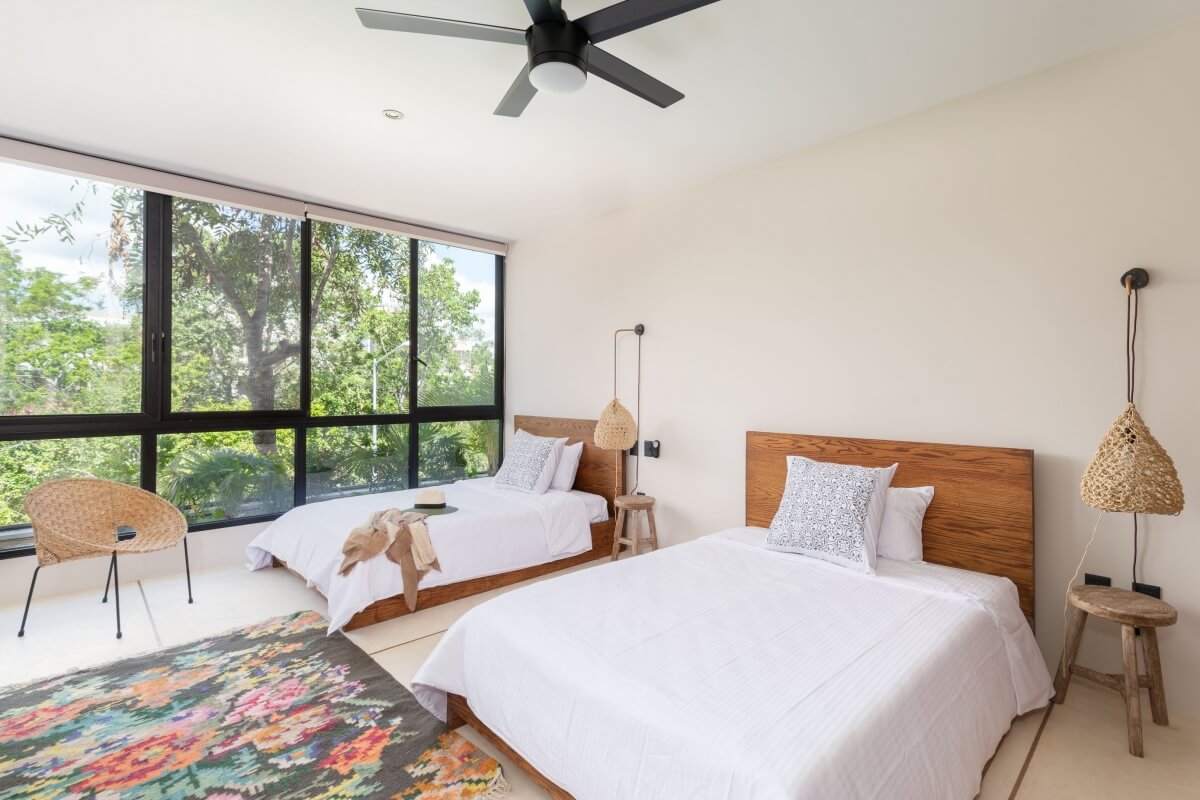 Penthouse with private pool, avant garde design unique development inspired by art for sale in Tulum.