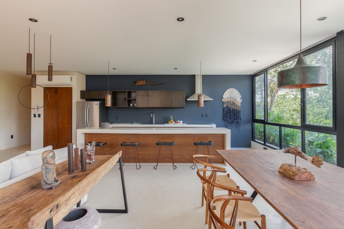 Penthouse with private pool, avant garde design unique development inspired by art for sale in Tulum.