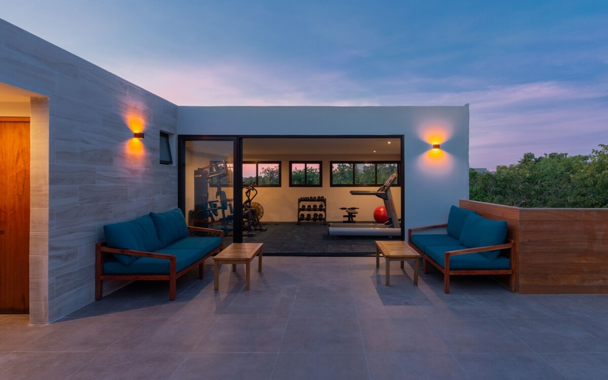 Penthouse with private pool, avant garde design unique development inspired by art for sale in Tulum.