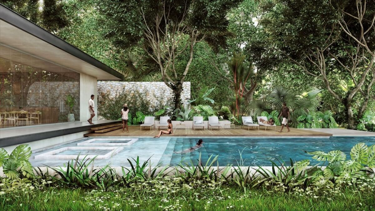 Lote en comunidad residencial en venta, unifamiliar, Mayakoba, Playa del Carmen