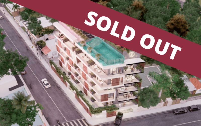 Condo, rooftop with pool, steps from the ocean, in Cozumel, for sale