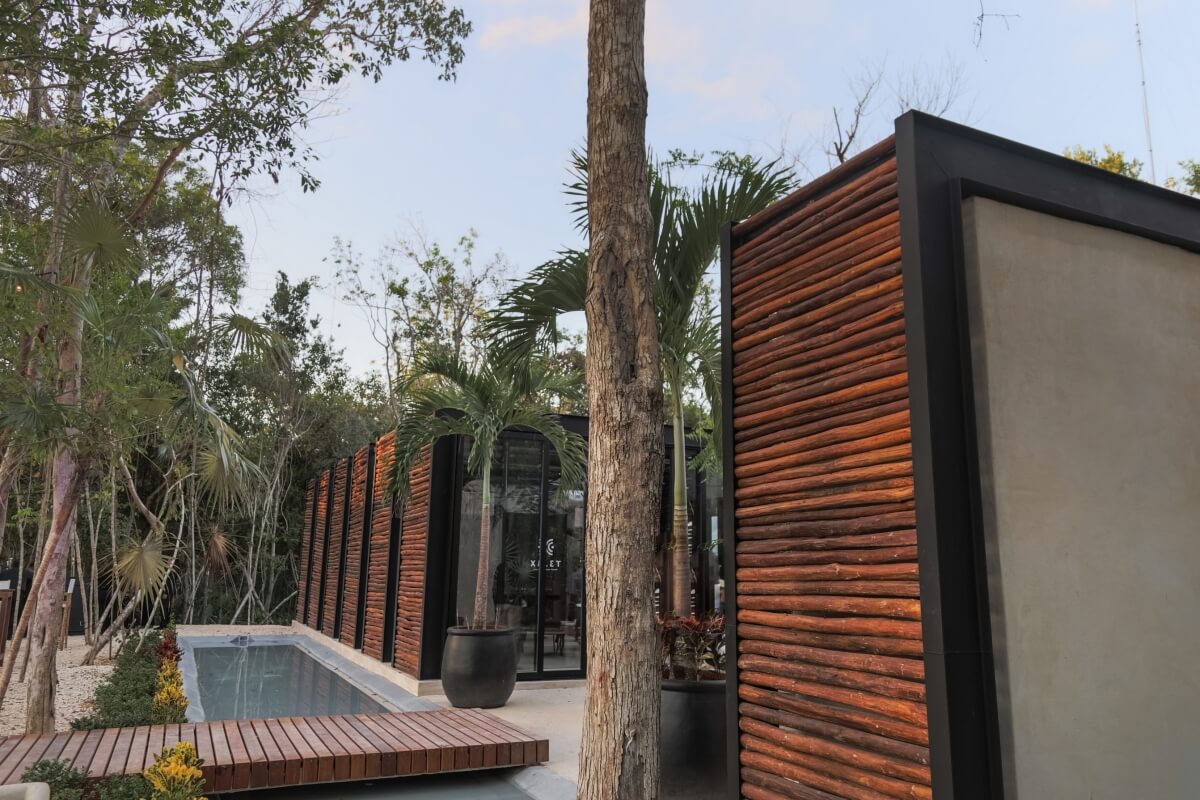 Ground floor condo with private pool, luxury finishes in Aldea Zama Tulum, for sale.