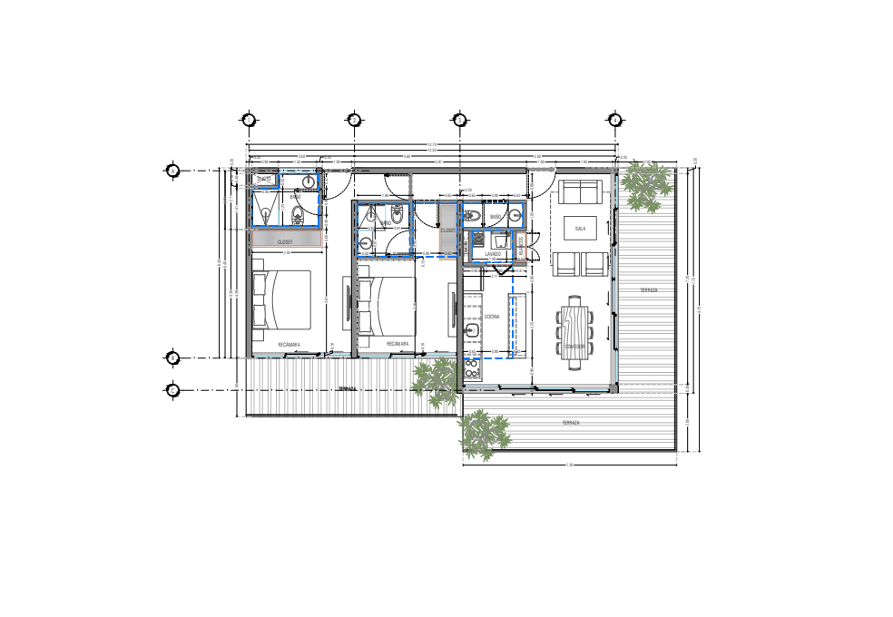 Ground floor condo with private pool, luxury finishes in Aldea Zama Tulum, for sale.