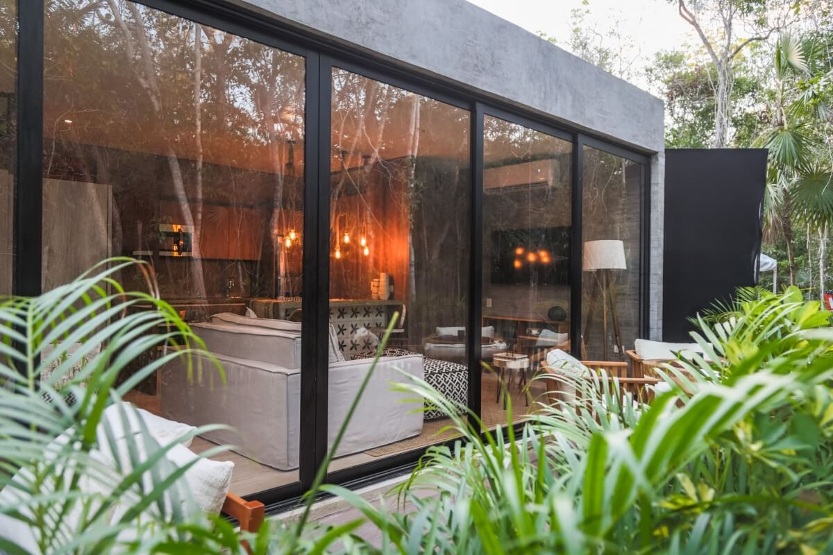 Condo with lock off system, art walk, Boho commercial area,5 star hotel amenities and services, in Tulum, sale.