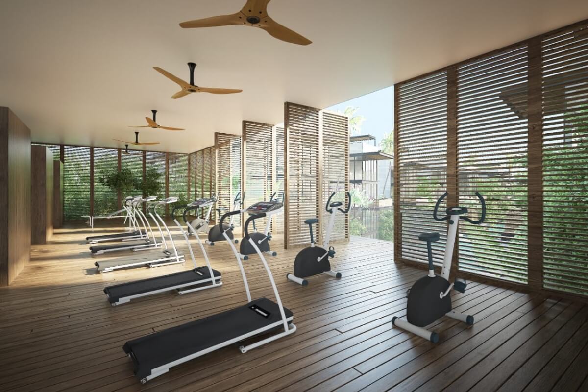 Penthouse with 32 m2 terrace, private pool, double shower and double sink, Bio-Architecture, coworking, saline pool, zen garden, solar panel