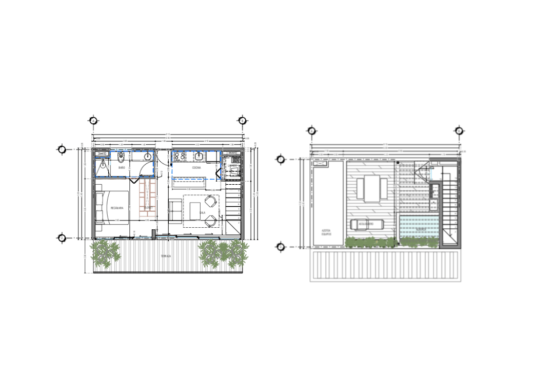 Penthouse with 32 m2 terrace, private pool, double shower and double sink, Bio-Architecture, coworking, saline pool, zen garden, solar panel