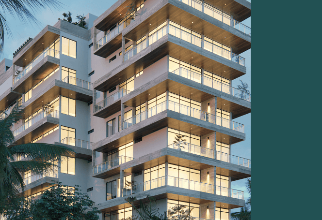 Beachfront condo for sale in pre-construction, Puerto Morelos.