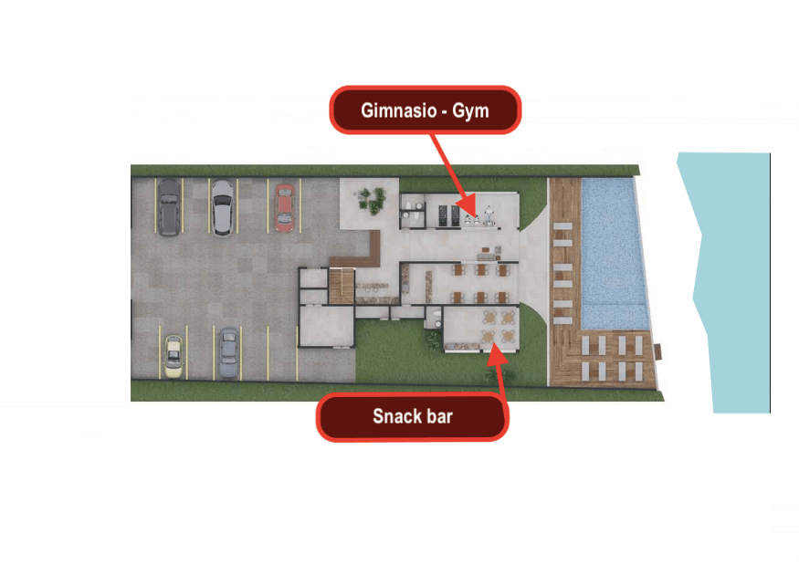 Beachfront condominium furnished with Jacuzzi, pre-construction, for sale in Puerto Morelos.