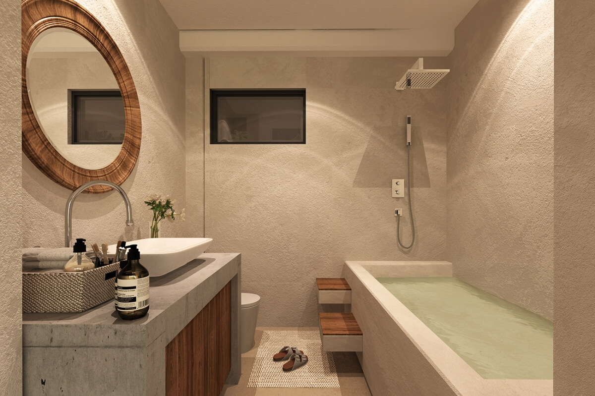 Eco friendly, luxury amenities and services, in Tulum with 3 bedrooms, with sustainable technology.