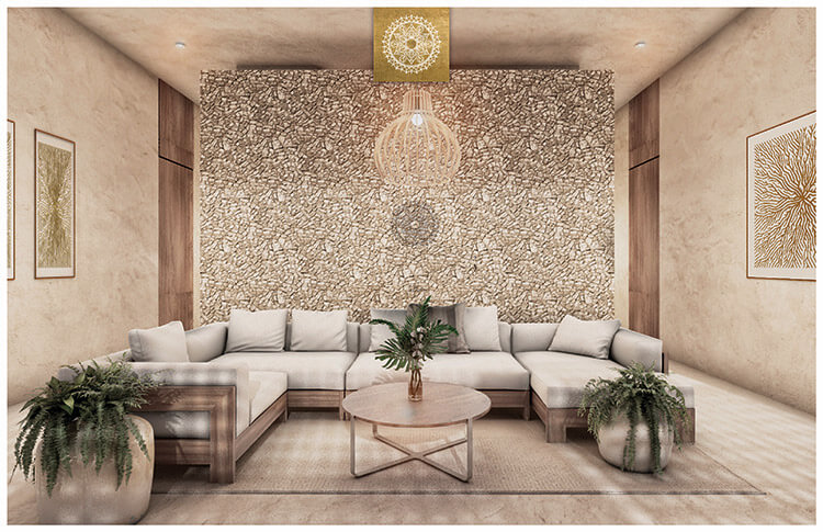 Eco friendly, luxury amenities and services, in Tulum with 3 bedrooms, with sustainable technology.