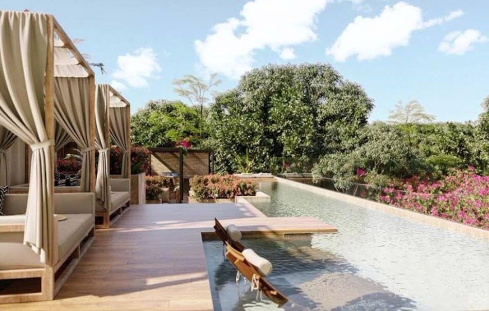 Eco friendly, luxury amenities and services, in Tulum with 3 bedrooms, with sustainable technology.