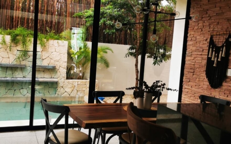 House with pool in gated community, Tulum, for sale