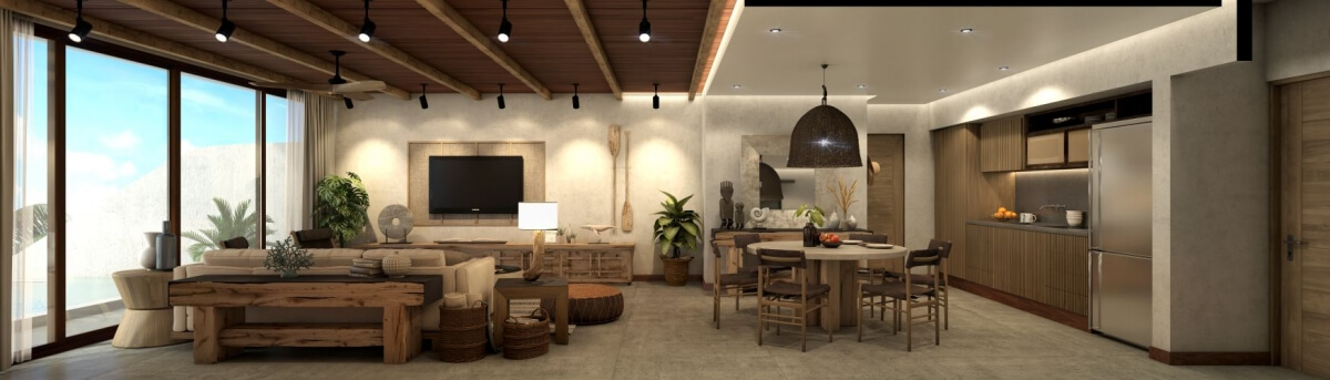 Oceanfront condo with private pool and terrace, pre-construction Tulum.