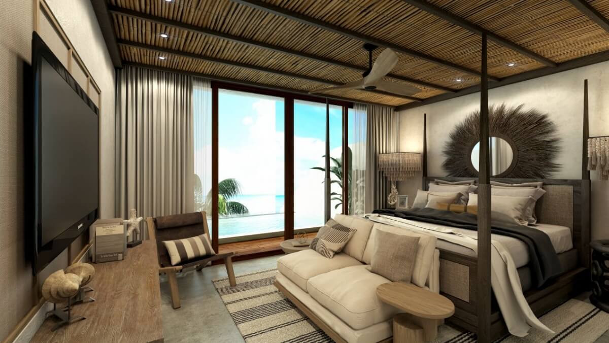 Oceanfront condo with private pool and terrace, pre-construction Tulum.