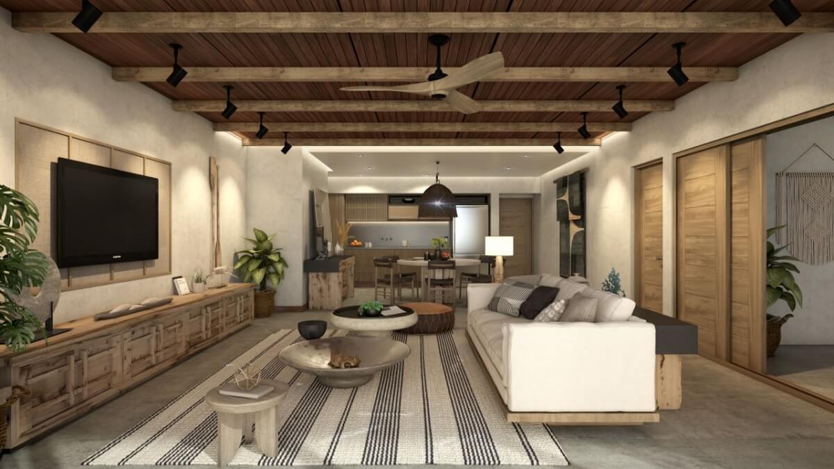 Oceanfront condo with private pool and terrace, pre-construction Tulum.