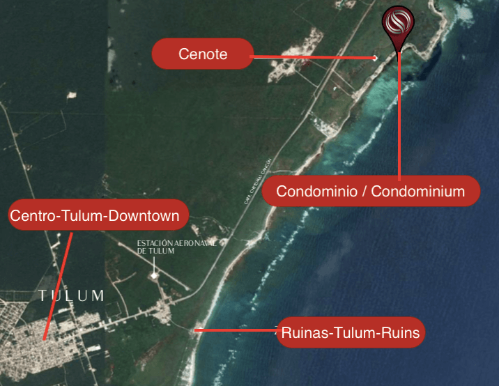 Condo with access to the beach, pool, pool bar, grills, for sale Tulum