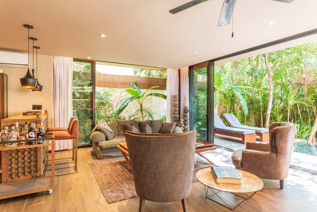 Condo with private terrace in every bedroom, beach club, for sale, Tankah Tulum