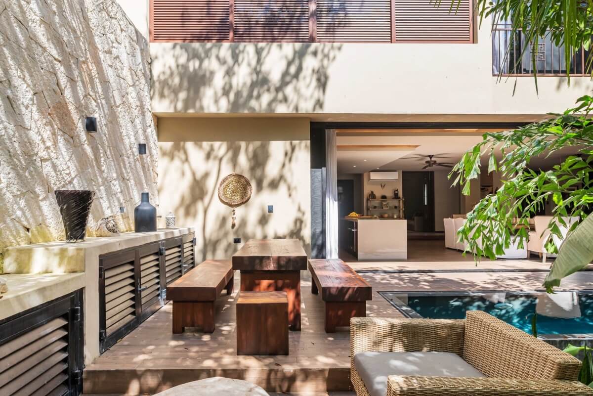 Condo with private terrace in every bedroom, beach club, for sale, Tankah Tulum