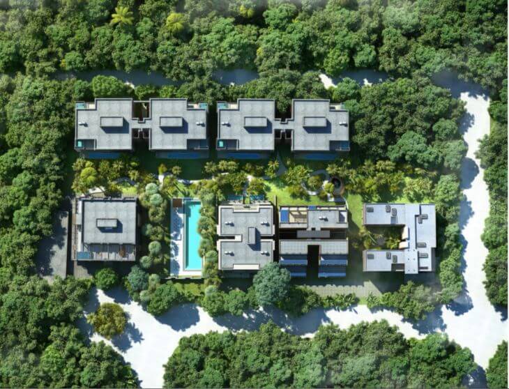 Condo with private terrace in every bedroom, beach club, for sale, Tankah Tulum